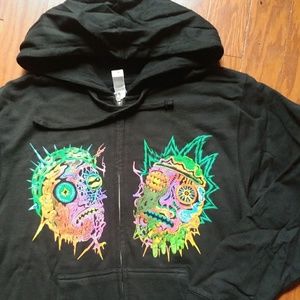 Rick Morty Rickmobile Skinner Hoodie S Small